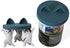 OHMO 2 Pack Cat Food Can Lids, Small Size (3 oz) Silicone Pet Food Can Lids Covers for 2.5 oz Cat Food Cans, Dark Blue